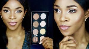 HOW TO HIGHLIGHT & CONTOUR USING JUST POWDERS!!! + NYX HIGHLIGHT AND  CONTOUR PRO PALETTE TUTORIAL