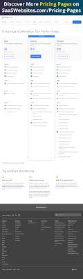 Gmail Pricing Page Page Design Saas Design Inspiration