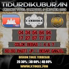 Prediksi Cambodia Jumat 5 Oktober 2018 Prediksi Cambodia Jumat Prediksi Cambodia Prediksi Cambodia Hari Ini Togel Cambodia September 29 September Oktober