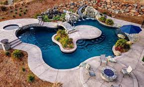 Premier Pools Spas On Instagram Definitely Not Your Average Pool But It Will Inspire You Premierpools Poo Swimming Pool House Spa Pool Backyard Pool