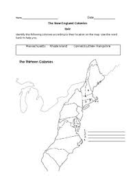 Perhaps it was the unique r. New England Colonies Quiz Worksheets Teaching Resources Tpt