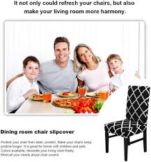 Extend contemporary panache to the dining room with this karina black velvet dining chair. Buy Padcod Dining Chair Cover Seat Protector Super Fit Slipcover Stretch Removable Washable Soft Spandex Fabric For Home Hotel Dining Room Ceremony Banquet Wedding Party Restaurant 6 Per Set Black Online