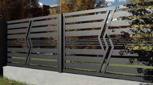 Quickscreen plus slat fence panel box this box contains the slats, centre support rail and fixings for one panel. Modern Metal Fences Gobe Offer Catalog Of Galaxy Prices