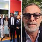 Pietro Geremia e Anna Maria Chiariello, il regalo di nozze è il primo  cinema in ospedale per i bambini della pediatria. All'inaugurazione anche  Alessandro Preziosi VIDEO