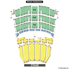 64 Comprehensive Shrine Theater Seating Chart