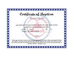 By author februari 12, 2021 a great free certificate that you can fill the information, print and save time and money. 47 Baptism Certificate Templates Free Printabletemplates