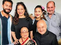 Bjp mp and actor kirron kher has been diagnosed with multiple myeloma, a type of on twitter, anupam kher released a statement, also on behalf of son sikandar, that the. Anupam Kher Thrilled To Celebrate Brother Raju Kher S Birthday In Nyc With Entire Family Hindi Movie News Times Of India
