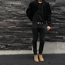 Chelsea boots men suede casual dress boots ankle boots formal shoes black brown grey. Some Fall Streetwear Mens Outfits Chelsea Boots Outfit Mens Casual Outfits