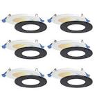 6 x luminaires encastr  s 3   5CCT  2 7K 3K 3 5K 4K 5K   450LM  DEL 6W  Blan NADAIR