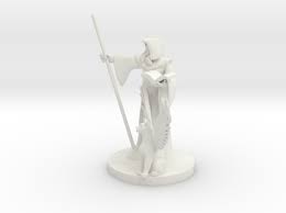 Elf Wizard And Tressym Familiar By Mz4250 On Shapeways Shapeways Fantasy Miniatures Elf