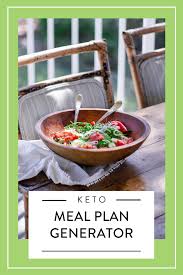 Keto Green Meal Plan Generator In 2020 Meal Plan Generator Green Diet Personalized Meal Plan