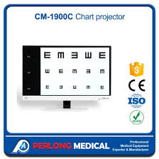 cm 1900c eye exam equipment distance vision charts