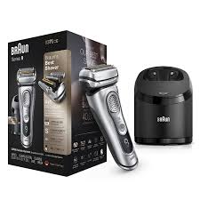 Many people will use an electric razor . Amazon Com Braun Electric Razor For Men With Precision Beard Trimmer Rechargeable Wet Dry Foil Shaver Clean Charge Station Travel Case Silver 3 Piece Set Beauty Personal Care