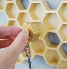 Honeycomb Key Holder By Dalton32s Thingiverse Key Holder Diy Key Holder 3d Printed Metal