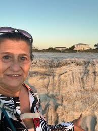 Finally here for my birthday but sad to see the extreme erosion from the  storm.