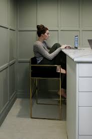 Using stone countertops in the office can drastically change the appearance of your office for the better. Our Calacatta Marble Countertop By Formica In The Home Office Yeah That S Laminate Chris Loves Julia