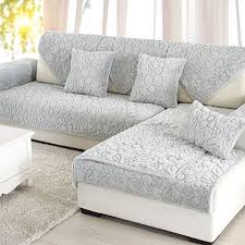 Sofa Furniture Protector For Pet Dog Sofa Slipcover Solid Color Thicken Sofa Throw Covers Anti Slip Waterproof C 4 Sofa Throw Cover Slipcovered Sofa Sofa Throw