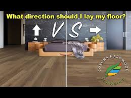 Which is better for one slab'? Determining The Direction To Lay Install Hardwood Laminate Or Luxury Vinyl Plank Flooring Youtube