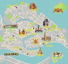 Venice of italy is famous for the doge's palace, the official residence of the venetian ruler. Travel Infographic City Map Of Venice By Anna Simmons Venice Travel Venice Italy Map Travel Infographic