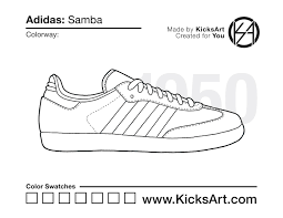 See more ideas about adidas wallpapers, adidas, adidas logo wallpapers. Adidas Samba Sneaker Coloring Pages Created By Kicksart