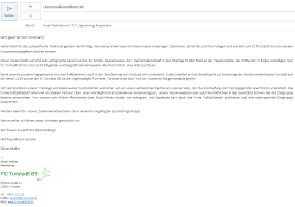 Einen vordruck für die wohnungsgeberbestätigung finden sie unter formulare zum herunterladen. Muster Fur Ihr Sponsoren Anschreiben