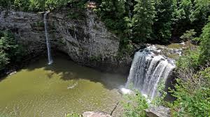 This can be seen in my cane creek falls video. Fall Creek Falls Hiking