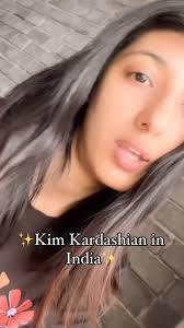 (Someone pls @ Rakesh), Kim Kardashian sending love to all u plebs from the  only wedding that ever was. ✨, Im uploading this only because I was forced  to. But welcome to Hindustan Kim pls try vada ...