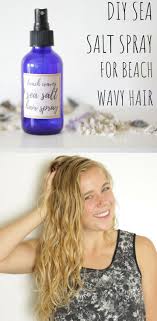 Then, loosely braid your hair and use a blowdryer with a diffuser attachment, or let your. Diy Sea Salt Spray For Beach Wavy Hair Diy Sea Salt Spray Natural Hair Spray Sea Salt Spray For Hair