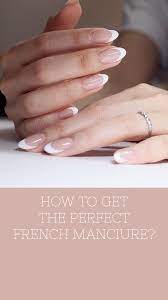 The Best Trick To Make A Perfect French Manicure Manicure Oval Nails Pretty Nails