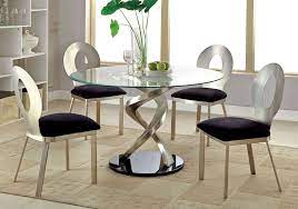 Spark Round Glass Top Modern Table Glass Round Dining Table Glass Dining Table Set Round Dining Table Sets