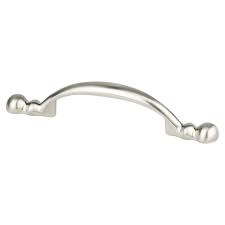 Kitchen elegant kitchen cabinet hardware for your kitchen. Berenson Traditional Advantage Four 3 Inch Cc Brushed Nickel Rounded End Pull Direct Door Hardware
