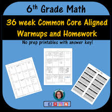 Please be sure to confirm your email address. 6th Grade Math Weekly Math Worksheets Teaching Resources Tpt