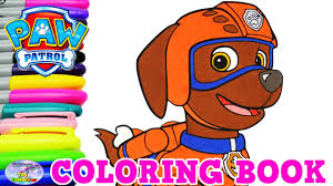 This sky paw patrol coloring pages skye pa dog uploaded by nicholaus gorczany jr. Paw Patrol Coloring Book Zuma Pup Episode Surprise Egg And Toy Collector Setc Youtube