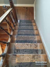 Vernir un escalier en bois. Technique Pour Enlever Colle Et Vernis Sur Escalier