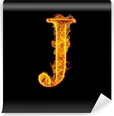 The resolution of this file is 1275x1600px and its file . Fire Alphabet Letter J Sheer Window Curtain Pixers We Live To Change