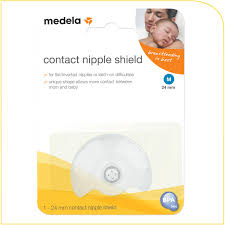 Medela Contact Nipple Shield 24mm Medium Nippleshield For Breastfeeding With Latch Difficulties Or Flat Or Inverted Nipples Made Without Bpa