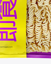 Download Instant Noodles Pack Mockup In Bag Sack Mockups On Yellow Images Object Mockups PSD Mockup Templates