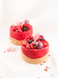 Charlotine Genoise Rouge Creme Mascarpone Palets Cocktail Craquant Chocolat Desserts Food Cake Decorating