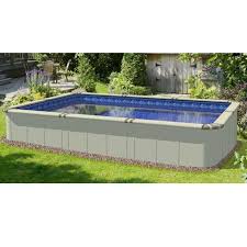 Ez Panel Grand 52 Quot Aluminum Above Ground Swimming Pool Homemade Swimming Pools Swimming Pools Pool