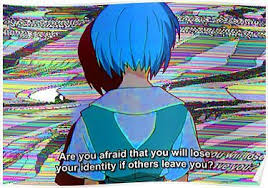 Rei Ayanami Quote 1 Poster By Agenderobot Neon Evangelion Evangelion Rei Ayanami