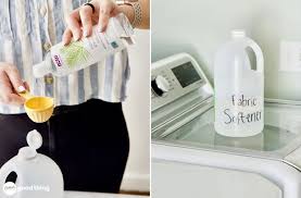 When you are doing laundry add about 1/4 cup of the diy fabric softener or fill your dispenser up to the line. This Easy Homemade Fabric Softener Cleans As It Softens