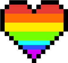 Rainbow colored swirling graphic background. Download Rainbow Heart 8 Bit Heart Png Rainbow Png Image With No Background Pngkey Com