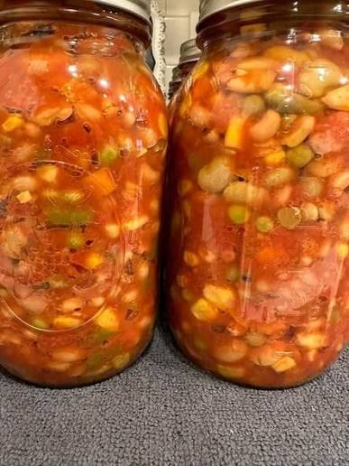Canning 71 quarts of vegetable soup