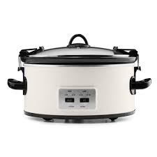 The home screen of the app shows really all new ones should come with a sensor to regulate temperature instead of relying on heat loss. Crock Pot 6qt Cook And Carry Programmable Slow Cooker Hearth Hand With Magnolia Hearth Hand With Magnolia Crockpot Slow Cooker