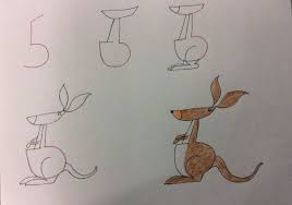 Drawing through the alphabet is a fun way for children to work on forming letters and reinforcing beginning letter sounds. Step By Step Simple Drawings Using The Alphabet And Numbers Tekenen Dierentekening Dieren Tekenen