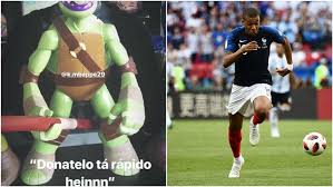The tmnt receive a distress call from april 'o neil and the brothers go to rescue their news reporting friend, only to find themselves lured into a trap with. World Cup 2018 Dani Alves Likens Mbappe To Ninja Turtle Donatello Is Fast Marca In English