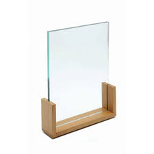8 1 2 X 11 Bamboo Sign Holders Sign Holder Wood Signage Store Signs Design
