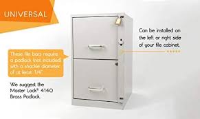 Combination locking bars for file cabinets. File Cabinet Locking Bar With Drill Bit Beige 22 5 Long For Use On A 2 Drawer File Cabinet