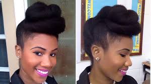 In fact, it was first popularised by men who saw their hair as a means of standing out: Twisted Pompadour Roll Tuck Pin Updo On Natural Hair Youtube