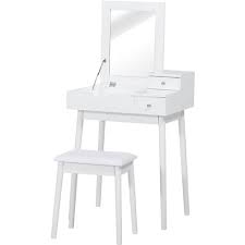 .maquillage.grâce à ce plateau en verre résistant et facile à entretenir, les taches ne représentent plus un souci.peut se compléter par un miroir mural ou de table selon les mesures et le style. Table De Maquillage A Prix Mini